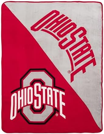 NORTHWEST NCAA Unisex-Adult Micro Raschel Throw Blanket