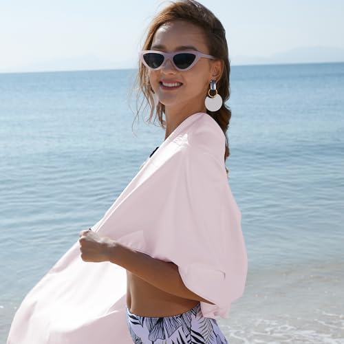 Rainleaf Microfiber Towel Perfect Travel & Gym & Camping Towel. Quick Dry - Super Absorbent - Ultra Compact - Lightweight. Suitable for Trip, Beach, Shower, Backpacking, Pool