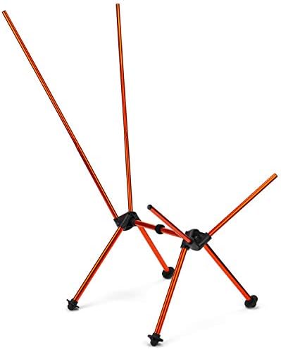 Cascade Mountain Tech Outdoor High Back Lightweight Camp Chair with Headrest and Carry Case - Black