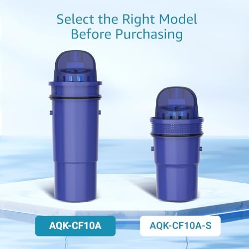 AQUA CREST NSF Certified Pitcher Water Filter, Replacement for Pur® Pitchers and Dispensers PPT700W, CR-1100C and PPF951K Water Filter (Pack of 3)