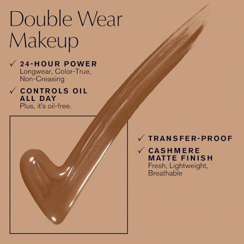 Estée Lauder Double Wear Stay-in-Place 24-Hour Long-Wear Matte Foundation Makeup, 1 Fl Oz, 1C1 Cool Bone