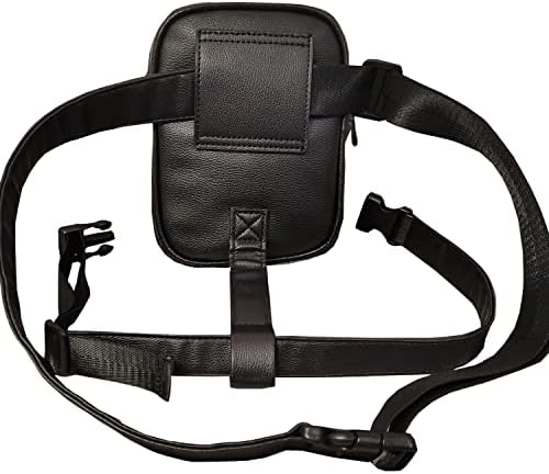 Larswon Women's Waist Pack, Black, Small