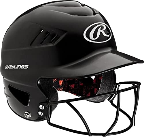 Rawlings | COOLFLO Batting Helmet | 6 1/2" - 7 1/2" One Size Fits Most | Multiple Colors/Facemask Option