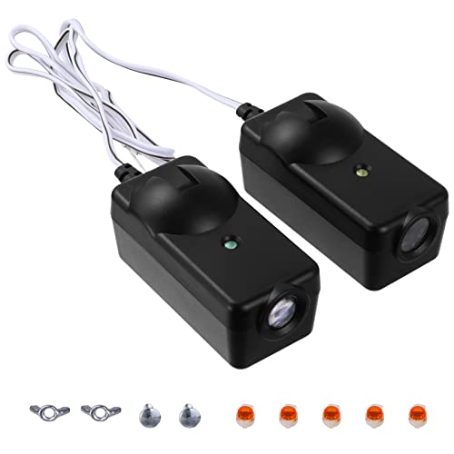 41A5034 Safety Sensor Kit, Replacement for Craftsman/Chamberlain/Liftmaster Garage Door Sensor, Compatible with Liftmaster/Chamberlain/Craftsman Garage Door openers Made After 1997