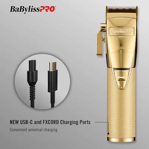 BaBylissPRO GOLDFX+ All Metal Lithium Clipper