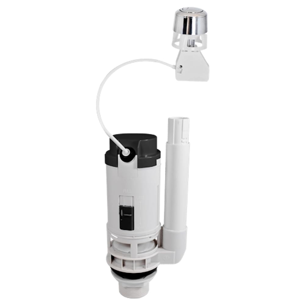 Fluidmaster PRO550UK Top/Side/Front Mounted Dual Flush Valve - White
