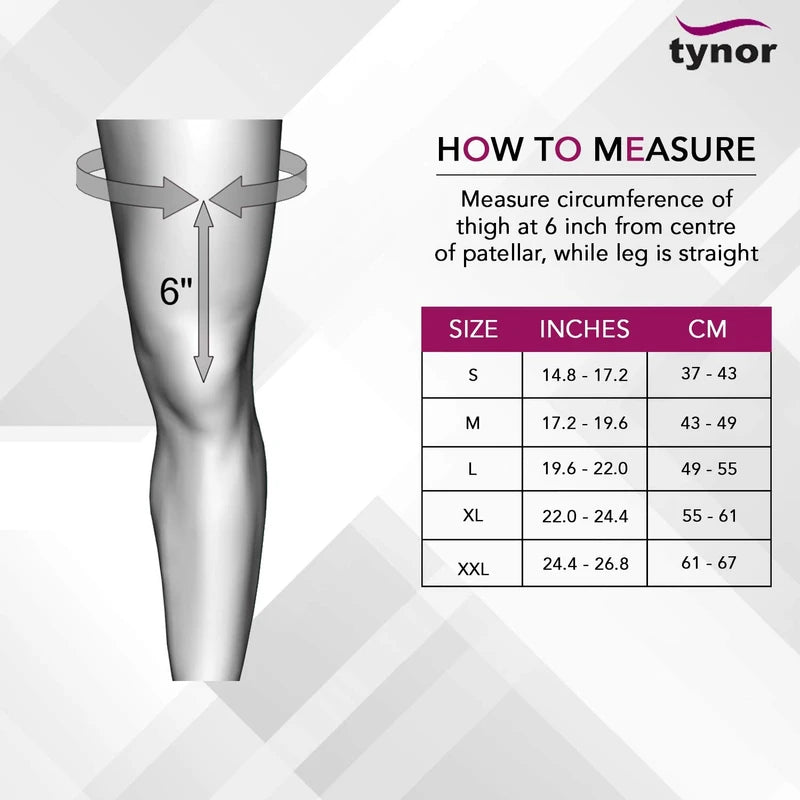 Tynor Neoprene Knee Support Sportif - XL