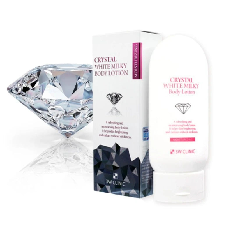 RO 3W Crystal White Milky Body Lotion 150g Moisture / Ro 3W 크리스탈 화이트 밀키 바디 로션 150g 모이스쳐