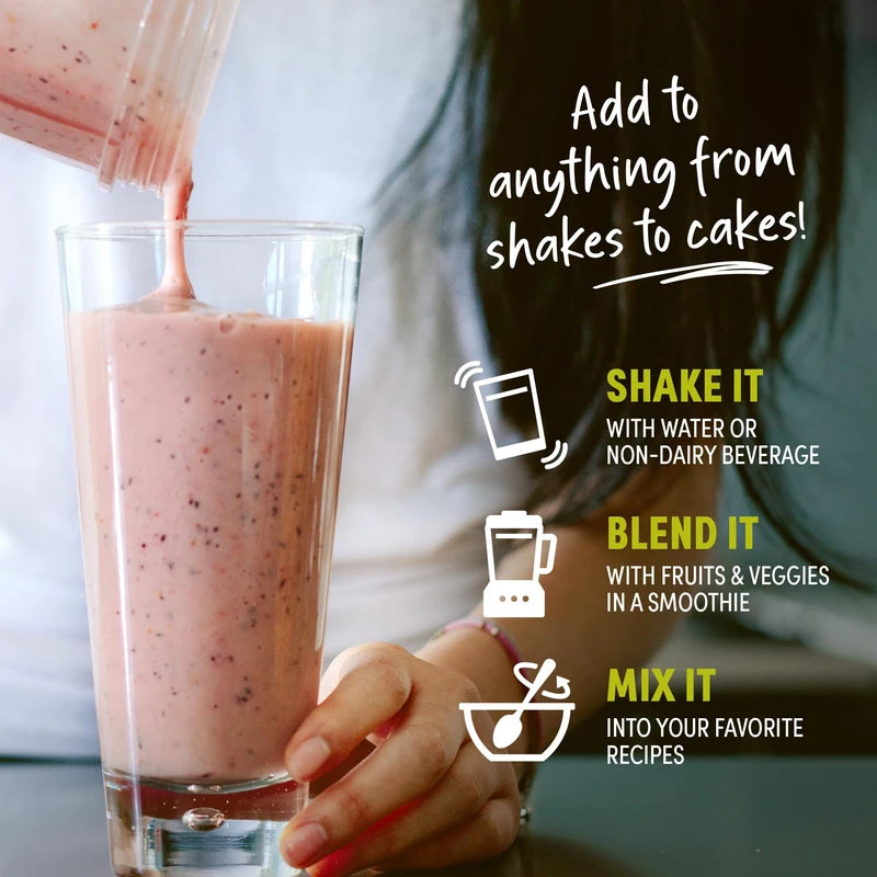 Purely Inspired Plant Based Organic Vegan Protein Powder for Women & Men 22g of Plant Protein Pea, Vanilla Protein Powder, 1.5 lb (17 Servings)