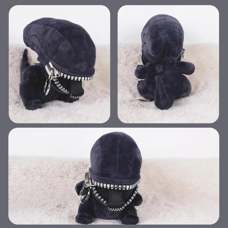 Alien Plush - Xenomorph Zippermouth, Facehugger, Chestburster, Complete Experience of The Alien Universe - Creative Interactive Doll