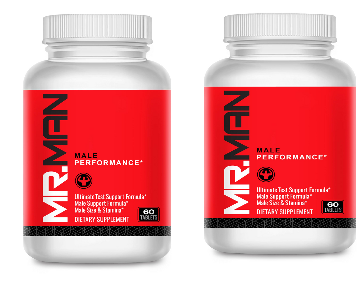 2 Pack XL Science Mr Man Male Enlargement Pills- Size Enhancing Supplement for Men- Add Over 3 in 90 Days- 60 Tablets