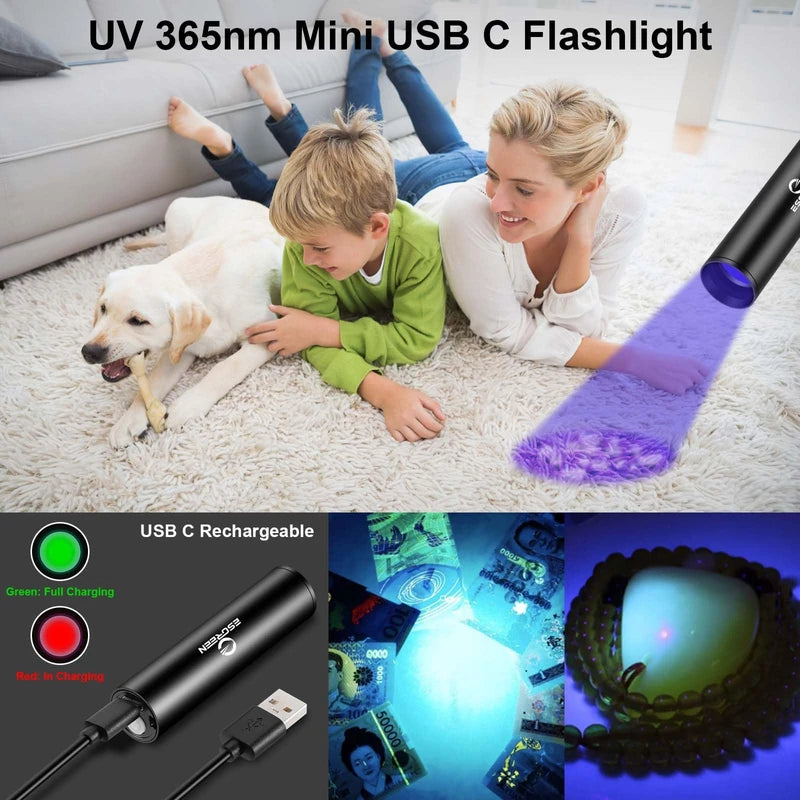Esgreen Rechargeable Flashlights 1000000 High Lumens, Long Range 5000ft, Super Bright LED Flashlight USB C, High Powerd Multi-functional Heavy Duty Strong Flash Light High Beam, For Emergency Security Camping