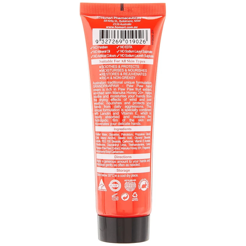 Grandpawpaw Ultra Restores Pawpaw Hand Cream 75g (Extra Manuka Honey 20+)