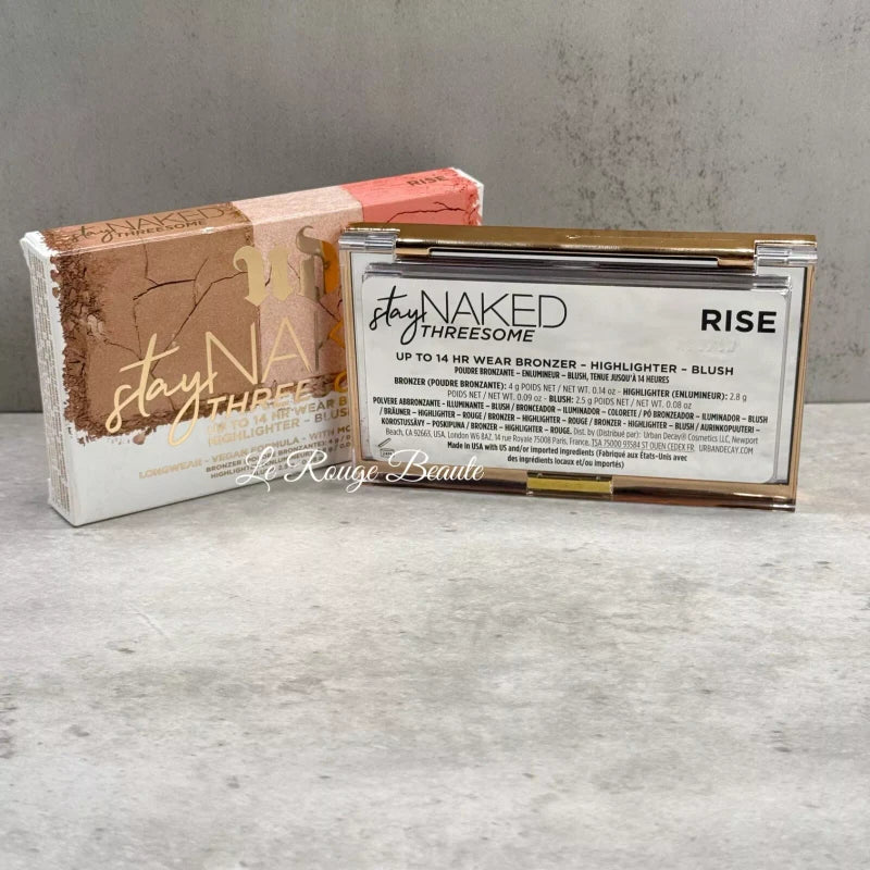 Urban Decay Stay Naked Threesome Bronzer Highlighter Blush Palette - Rise