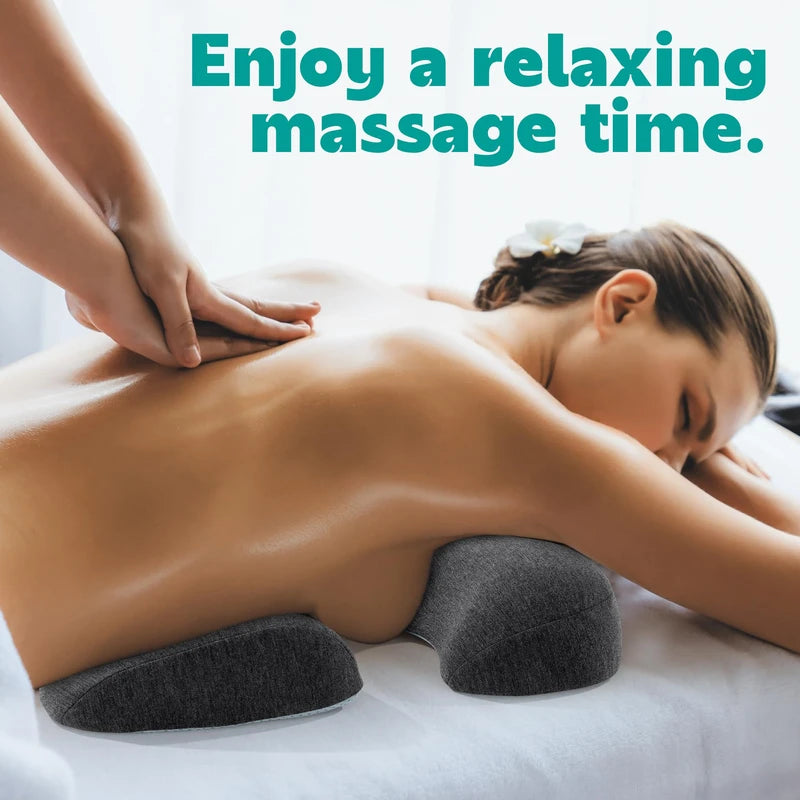 MABOZOO Breast Pillow for Massage, Women's Massage Bolster Pillow Face Down Pillow Supportive Breast Pillow for Massage Nap Portable Travel Sleeping