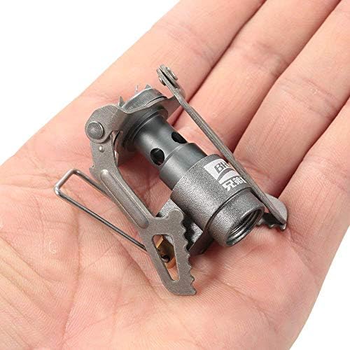 BRS Outdoor BRS-3000T Ultra-Light Titanium Alloy Miniature Portable Picnic Camping Gas Cooking Stove Portable Ultralight Burner 25gram