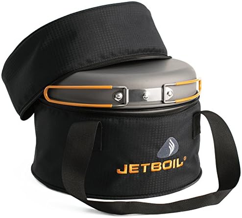 Jetboil Genesis Basecamp Backpacking and Camping Stove Cooking System with Camping Cookware