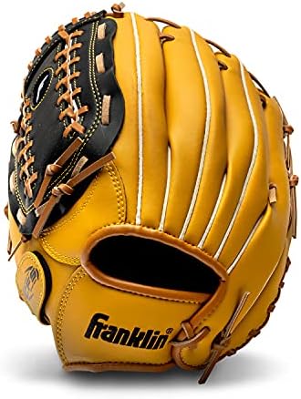 Franklin Sports Baseball + Softball Gloves - Field Master Adult + Youth Baseball + Softball Gloves - Right Hand + Left Hand Gloves - Infield + Outfield Mitts - Multiple Sizes + Colors