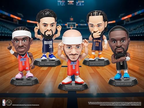 5 Surprise NBA Ballers Series 2 by ZURU, Licensed NBA Collectible, Surprise Unboxing Basketball Collectible Sports Toy for Boys, Ages 3 and up (2 Capsules)