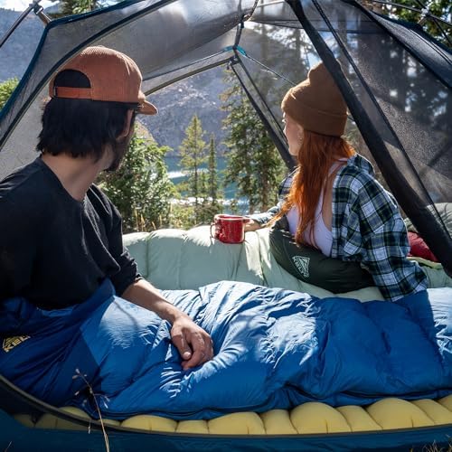 Kelty Cosmic 20 Down Mummy Sleeping Bag for Backpacking, Campers, 550 Fill Power, Recycled Fabrics with PFAS-Free DWR, Designed in Sunny Colorado,