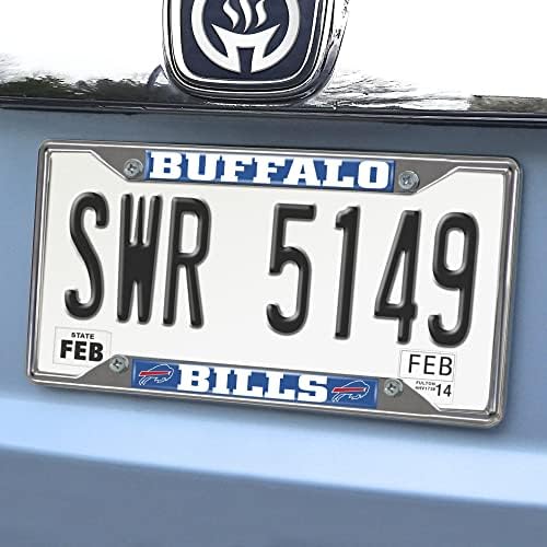 FANMATS NFL Unisex-Adult NFL License Plate Frame