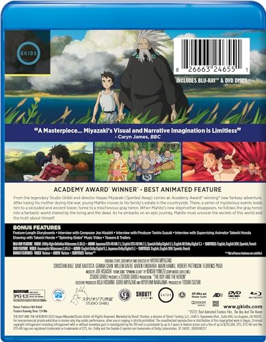 The Boy and the Heron - Blu-ray + DVD