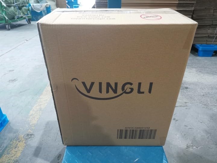 VINGLI Portable Toilet | Indoor Outdoor Commode w/Detachable Inner Bucket & Removable Paper Holder, Lightweight & Compact for Camping, Boat, Van, Emergency Use (White)