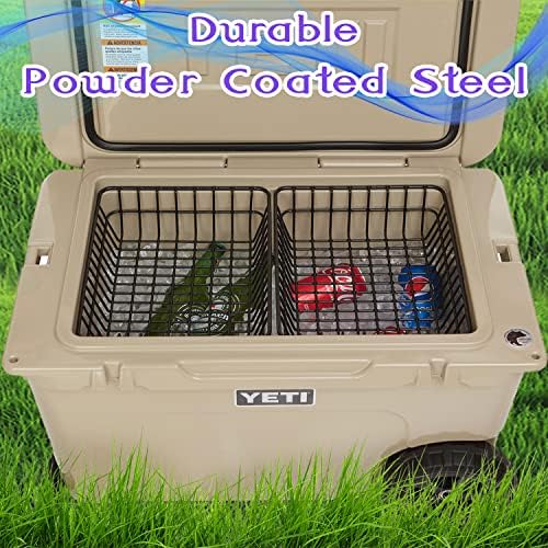 2-Pack Basket for YETI Tundra Haul, Double Rack for Storage, Dry-Goods Basket for YETI Wheeled Coolers (Cooler NOT Included)