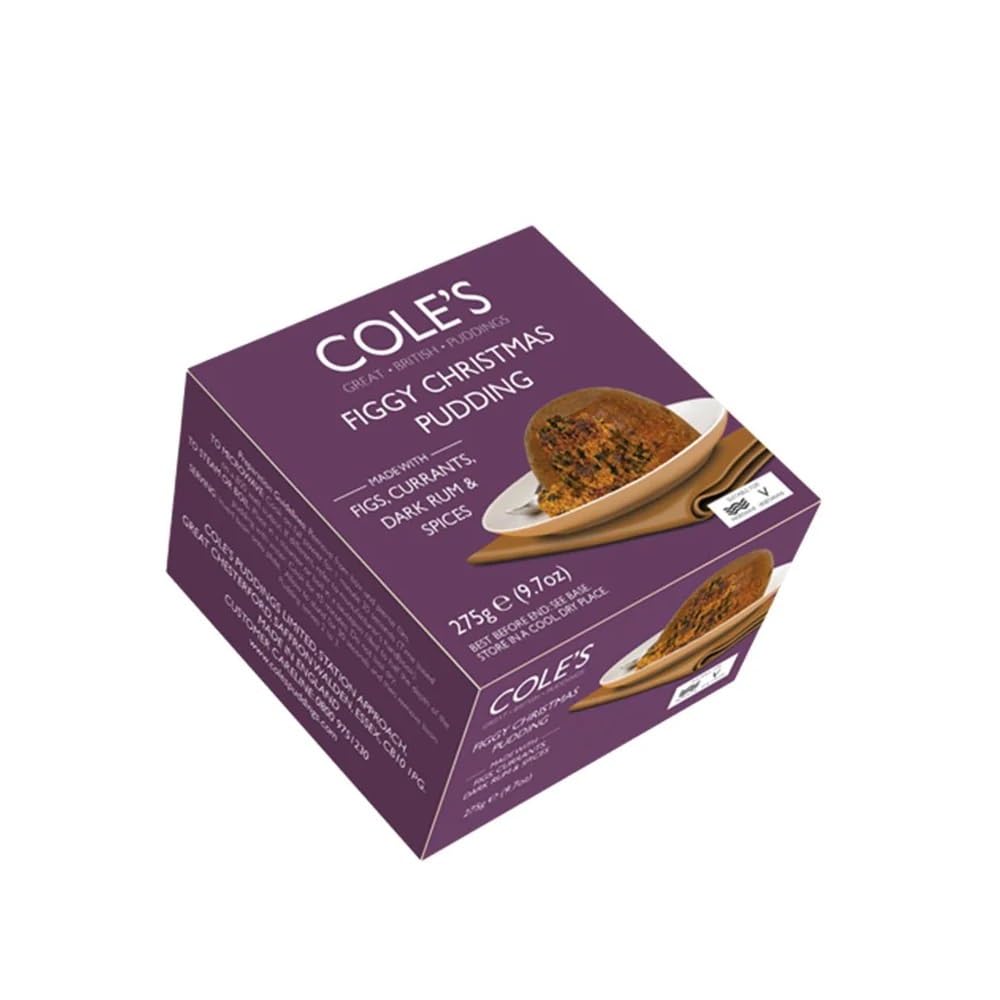 Cole's Figgy Christmas Pudding 275g X 2 Pack