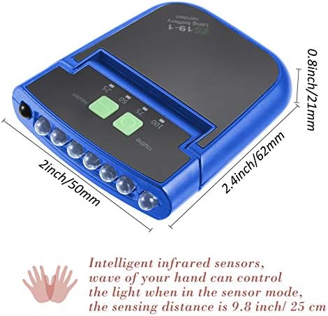 Mudder LED Clip on Cap Lights USB Rechargeable Cap Flashlight Clip Waterproof Ultra Bright Hat Flashlight Headlamp for Fishing Camping Hand Work