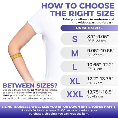 DR. BRACE® Elite Elbow Brace Support, Breathable Elbow Compression Sleeve with Gel Pad for Golfer's, Tennis Elbow & Tendonitis Treatment & Pain Relief 2024