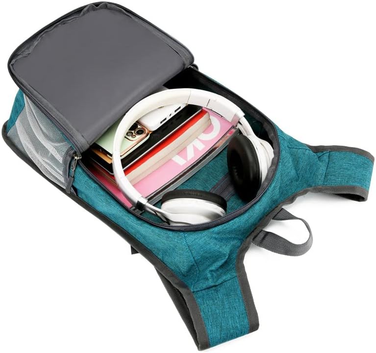 DOJUNS Hiking Backpack 15L Small Travel Backpack Lightweight Foldable Daypack Packable Camping Backpacks for Women Men (Blue)