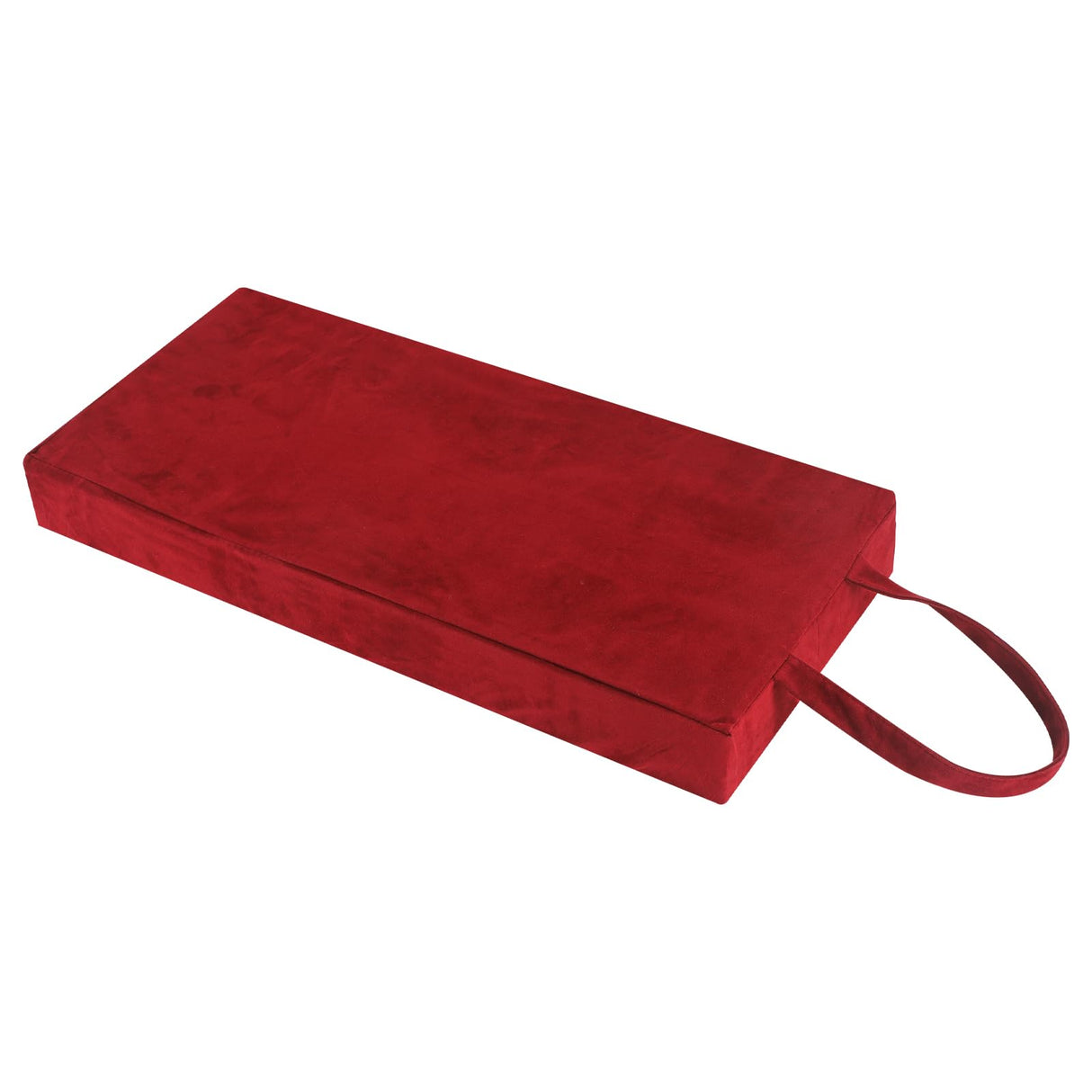 Colingmill Personal Prayer Kneeler Pad 18 3/4 Inch Christian Kneeling Pillow Microfiber and High Density Foam Personal Religious Prayer Kneeler Pad Pillow Bench for Kneeling Christian Gift(Burgundy)
