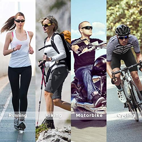 BEACOOL Polarized Sports Sunglasses for Men Women Youth Baseball Fishing Cycling Running Golf Motorcycle Tac Glasses UV400
