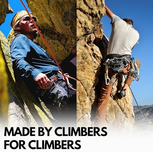 SURVIVOR Chalk Bag + Chalk Ball + Liquid Grip - Iconic Topographical Map, Draw String Closure, 2 Zippered Pockets, & Brush Holder - Bag for Rock Climbing, Bouldering, Weightlifting, Gymnastics & More