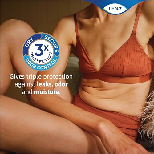 TENA Sensitive Care Overnight Incontinence Underwear for Women Small/Medium, 80 Count