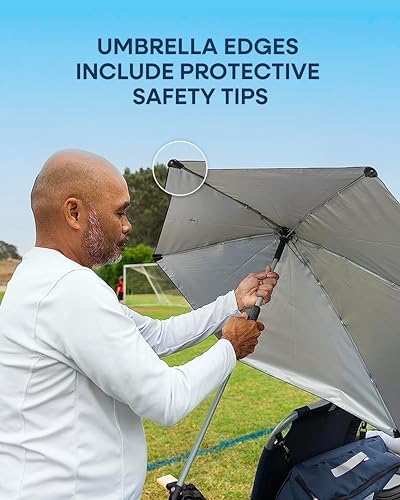 Sport-Brella Versa-Brella SPF 50+ Adjustable Umbrella with Universal Clamp