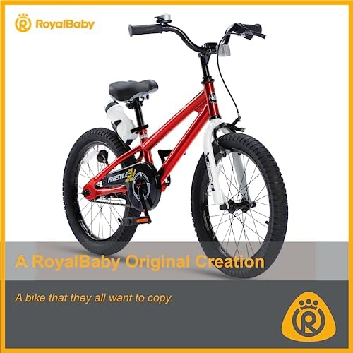 RoyalBaby Kids Bike EZ Freestyle Training Free Balance to Pedal Easy Learning Bicycle, 12-18 Inch for Toddlers to Big Kids