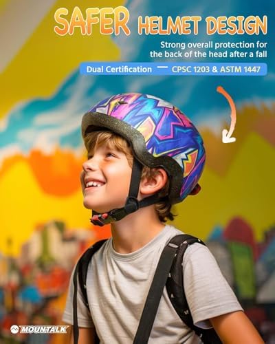 MOUNTALK Kids/Toddler Bike Helmet for Infant/Baby to Children 1/2/3/4/5/6/7/8 Years Old, Kids Helmets Ages 5-8/8-14,Skateboard Helmets for Youth Boys and Girls