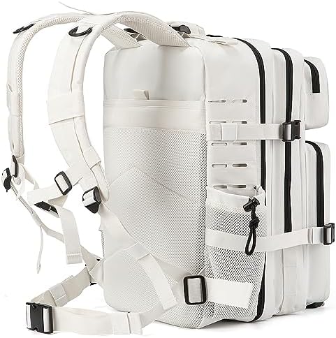 QT&QY 25L/35L/45L Military Tactical Backpack For Men Molle Daypack 3 Day Bug Out Bag Hiking Rucksack With Bottle Holder