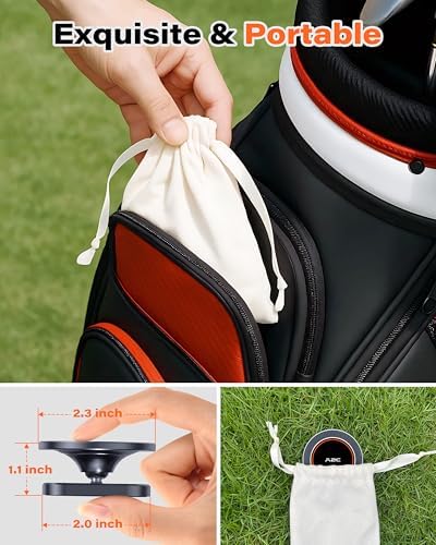 A2C Alloy Magnetic Golf Cart Phone Holder Compatible with MagSafe iPhone 16 Pro Max Plus 15 14 13 12 Mini Fits EZGO, Club Car, Yamaha, Icon, Golf Cart Accessories Essentials Gift for Friend Men Women