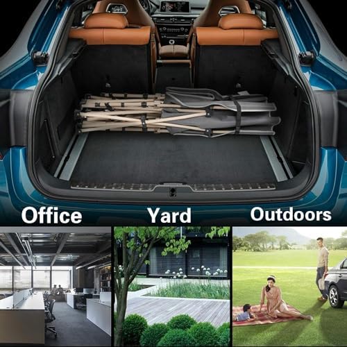 Yaheetech Folding Camping Cot, Portable Military Canvas Sleeping Bed, Outdoor Comfortable Lightweight Bed with Carry Bag for Hiking, Backpack Travel, Home & Office