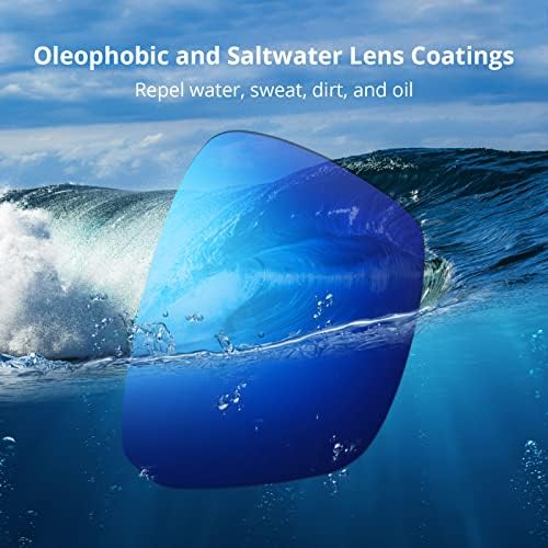 KastKing FlatRock Polarized Sport Sunglasses for Men and Women, Ideal for Driving Fishing Cycling Running, UV Protection