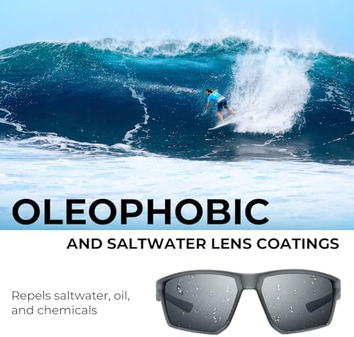 KastKing Osage Polarized Sport Sunglasses for Men and Women, Ideal for Driving Fishing Cycling Running, UV Protection