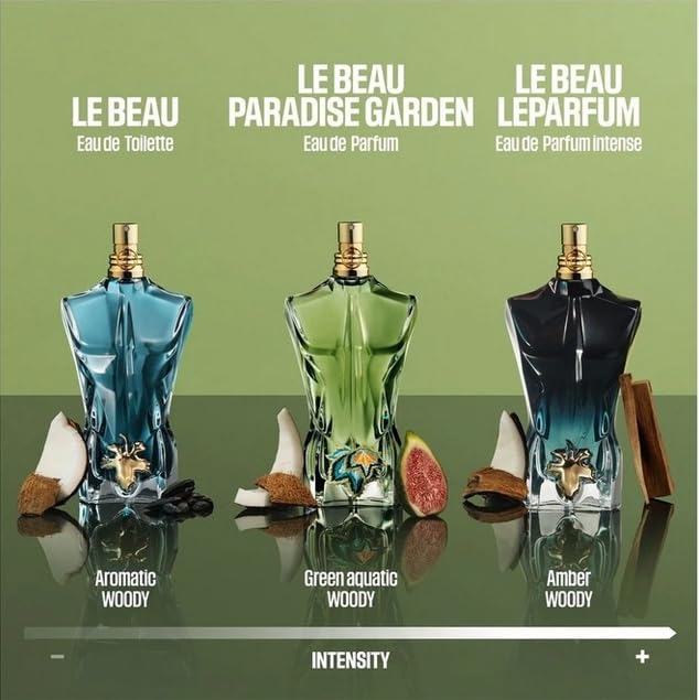 Le Beau Paradise Garden by Jean Paul Gaultier for Men 2.5 oz Eau De Parfum Spray