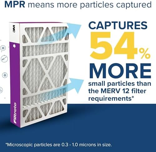 Filtrete 16x25x5 AC Furnace Air Filter, MPR 1550, MERV 12, Fit Trion Air Bear Furnace, Allergen, Bacteria & Virus, Electrostatic Air Cleaning Filter, 1-Pack (actual size 15.75 x 24.13 x 4.88)