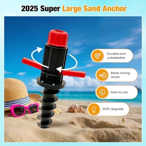 HOMEDEMO Beach Cabana UPF 50+, 6'×6' Beach Canopy, Easy Set up and Take Down, Cool Cabana Beach Tent with Sand Pockets, Side Wall Beach Shade Canopy Wind Waterproof for Kids, Family & Friends