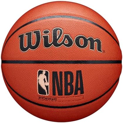 WILSON NBA Forge Indoor/Outdoor Basketballs - Size 5, Size 6 and Size 7