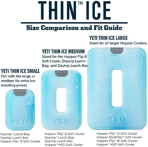 YETI Thin ICE Refreezable, Reusable Cooler Ice Pack