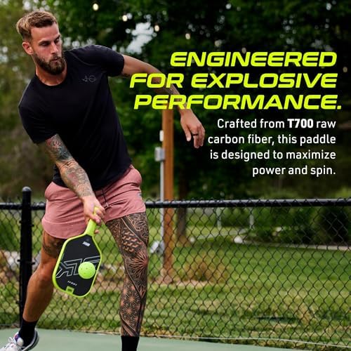 Selkirk Sport SLK Halo Raw Carbon Fiber Pickleball Paddle | Designed in The USA | Choose from The T700 Raw Carbon Fiber Power, The 18k Ultraweave Control, or The Kevlar Linkweave Thermoformed Pro